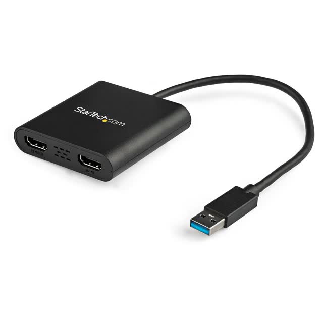StarTech USB 3.0 to dual HDMI adapter for extended display